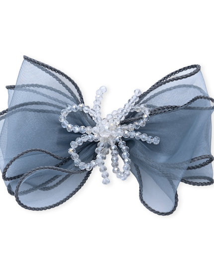 kids atelier mimi tutu Multicolor Beaded Bow Clip Set