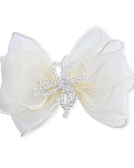kids atelier mimi tutu Multicolor Beaded Bow Clip Set