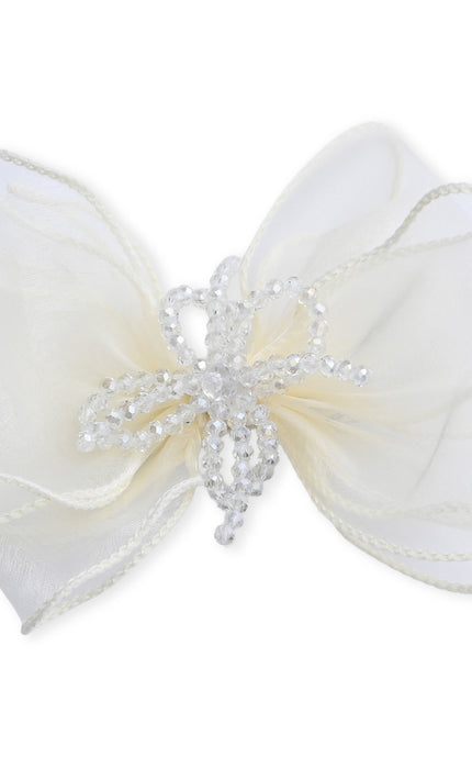 kids atelier mimi tutu Multicolor Beaded Bow Clip Set