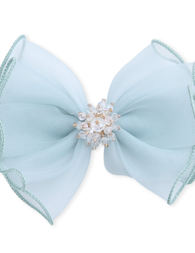 kids atelier mimi tutu Multicolor Pearl Cluster Bow Clip Set