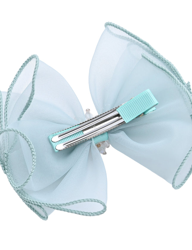 kids atelier mimi tutu Multicolor Pearl Cluster Bow Clip Set