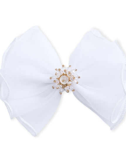 kids atelier mimi tutu Multicolor Pearl Cluster Bow Clip Set