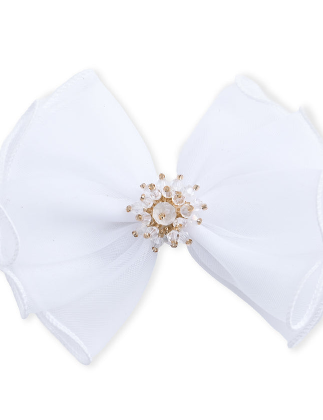 kids atelier mimi tutu Multicolor Pearl Cluster Bow Clip Set