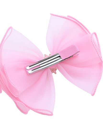 kids atelier mimi tutu Multicolor Pearl Cluster Bow Clip Set