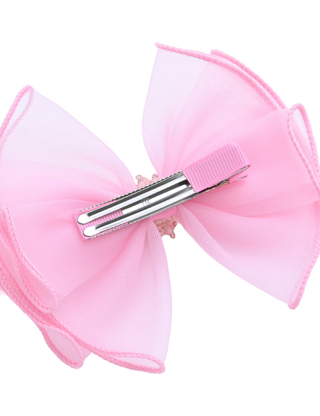 kids atelier mimi tutu Multicolor Pearl Cluster Bow Clip Set