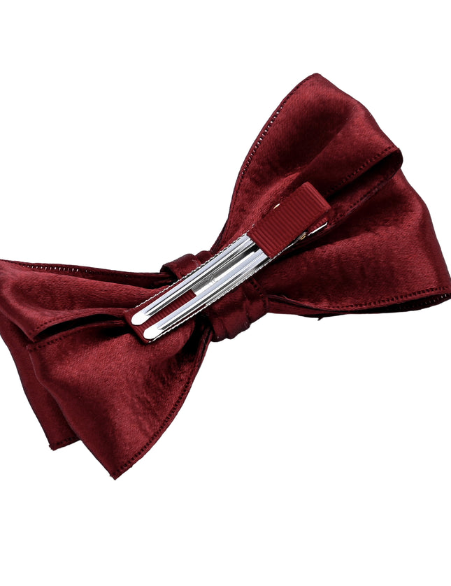 kids atelier mimi tutu Multicolor Classic Satin Bow Hair Clip Set