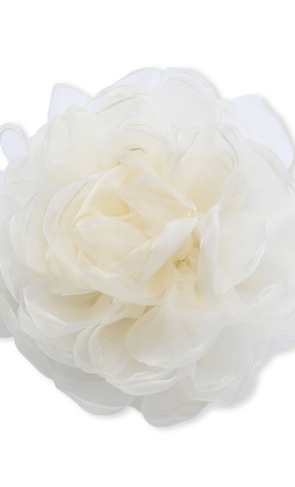 kids atelier mimi tutu Black Tulle Flower Hair Clip Duo