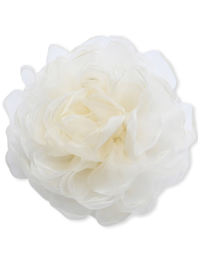 kids atelier mimi tutu Black Tulle Flower Hair Clip Duo