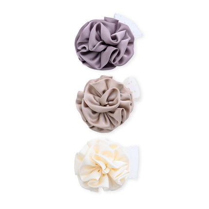 kids atelier mimi tutu Multicolor Bloom Hair Pin Trio