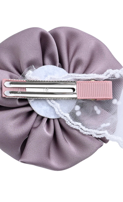 kids atelier mimi tutu Multicolor Bloom Hair Pin Trio
