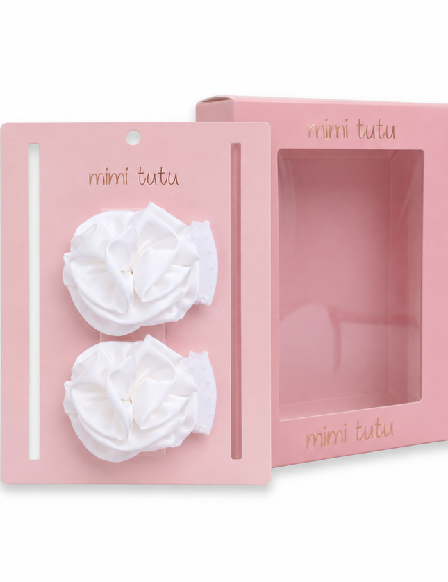 kids atelier mimi tutu Multicolor Bloom Hair Pin Trio