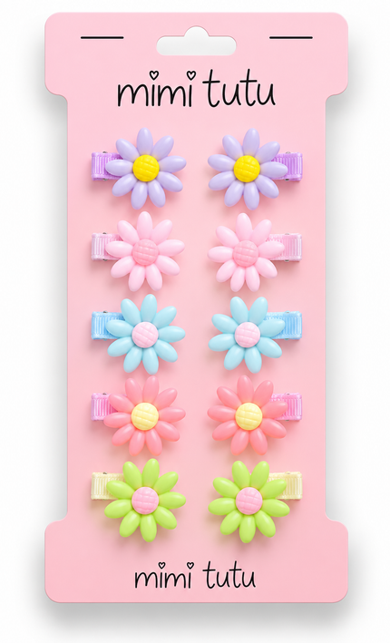 kids atelier mimi tutu Daisy Hair Clip Set