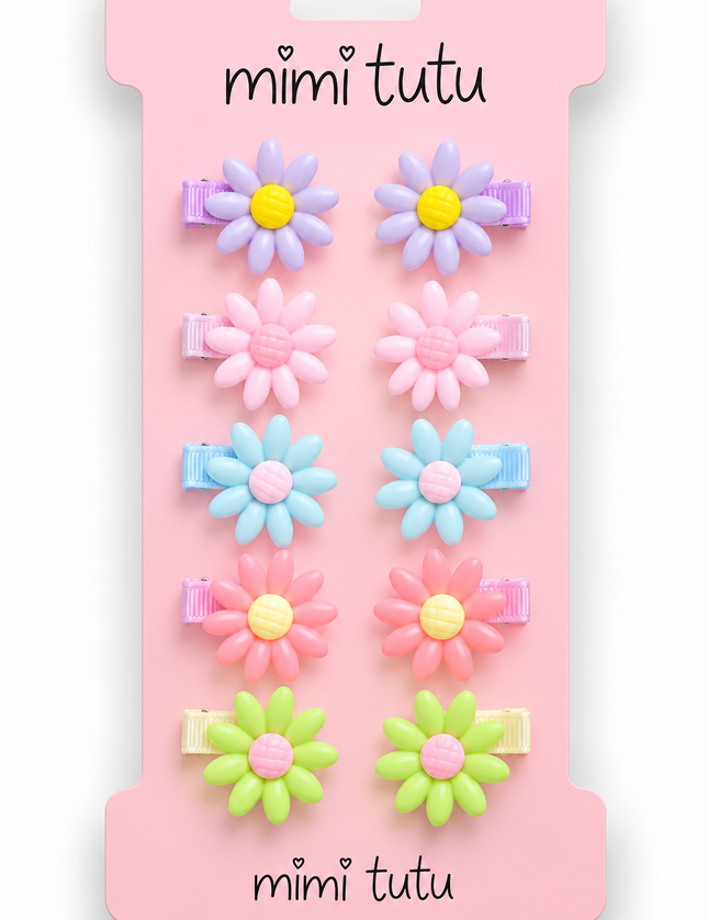 kids atelier mimi tutu Daisy Hair Clip Set