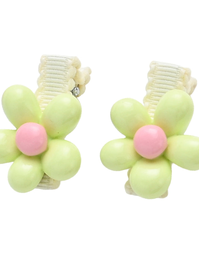 kids atelier mimi tutu Flower Hair Clip Set