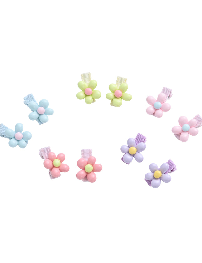 kids atelier mimi tutu Flower Hair Clip Set