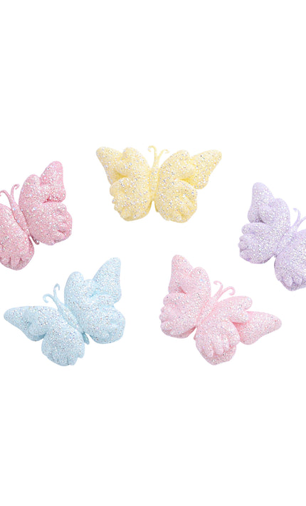 kids atelier mimi tutu Glitter Butterfly Clip Set