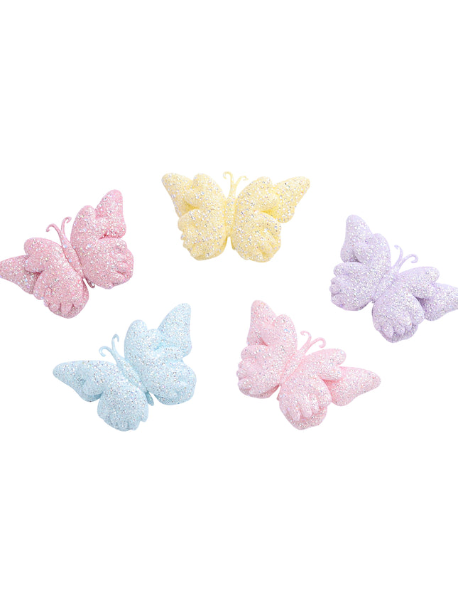 kids atelier mimi tutu Glitter Butterfly Clip Set