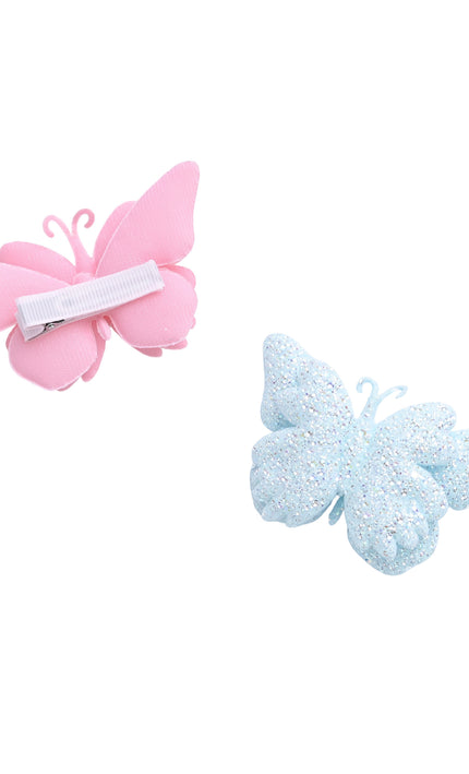 kids atelier mimi tutu Glitter Butterfly Clip Set