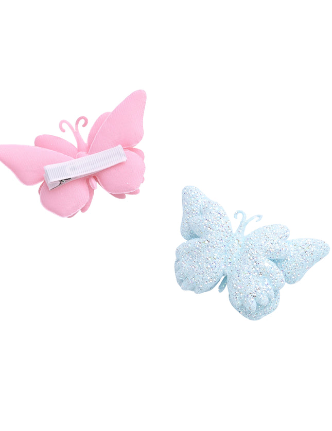 kids atelier mimi tutu Glitter Butterfly Clip Set