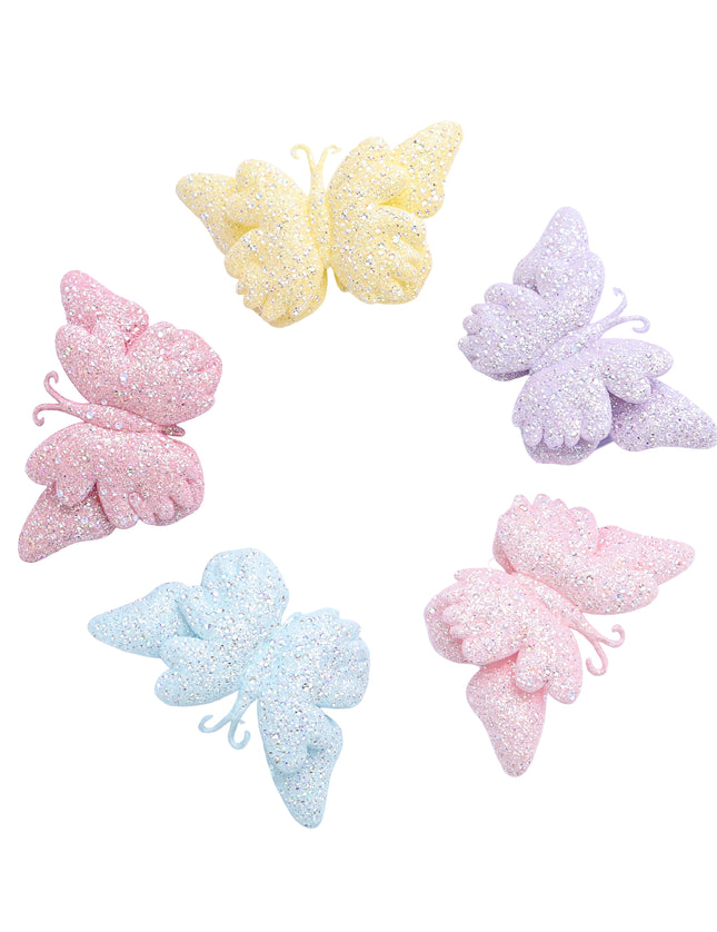 kids atelier mimi tutu Glitter Butterfly Clip Set