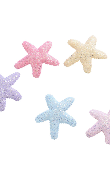 kids atelier mimi tutu Textured Starfish Hair Clip Set