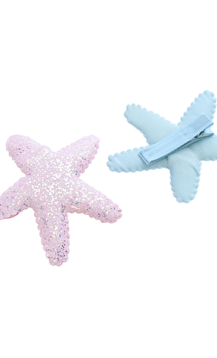 kids atelier mimi tutu Textured Starfish Hair Clip Set