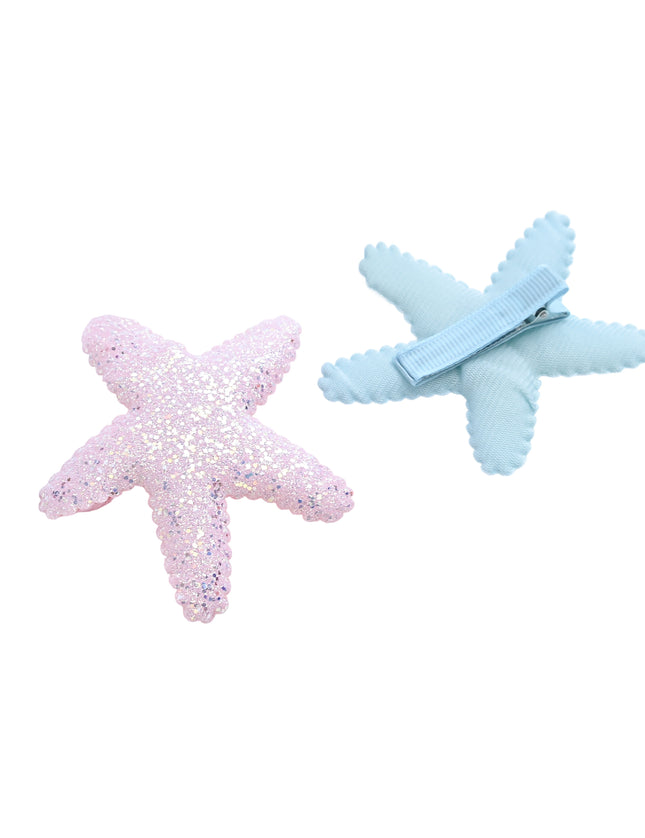 kids atelier mimi tutu Textured Starfish Hair Clip Set