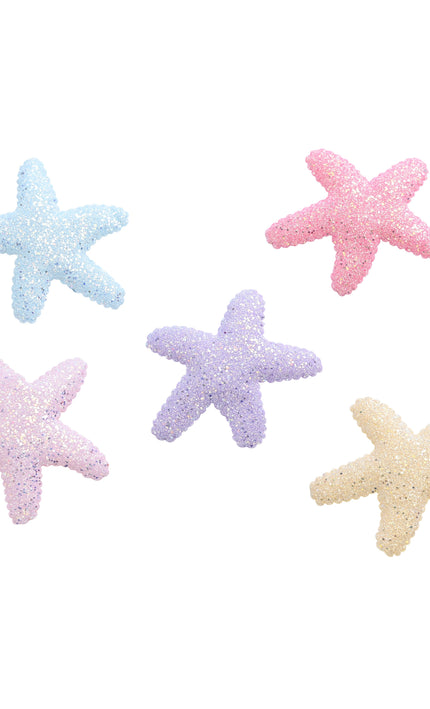 kids atelier mimi tutu Textured Starfish Hair Clip Set