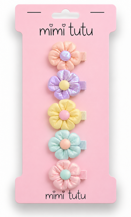 kids atelier mimi tutu Padded Fabric Flower Set