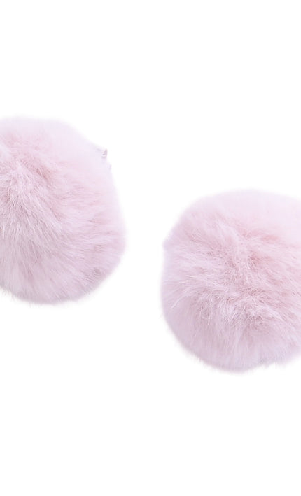 kids atelier mimi tutu Fluffy Pom-Pom Hair Clip Set