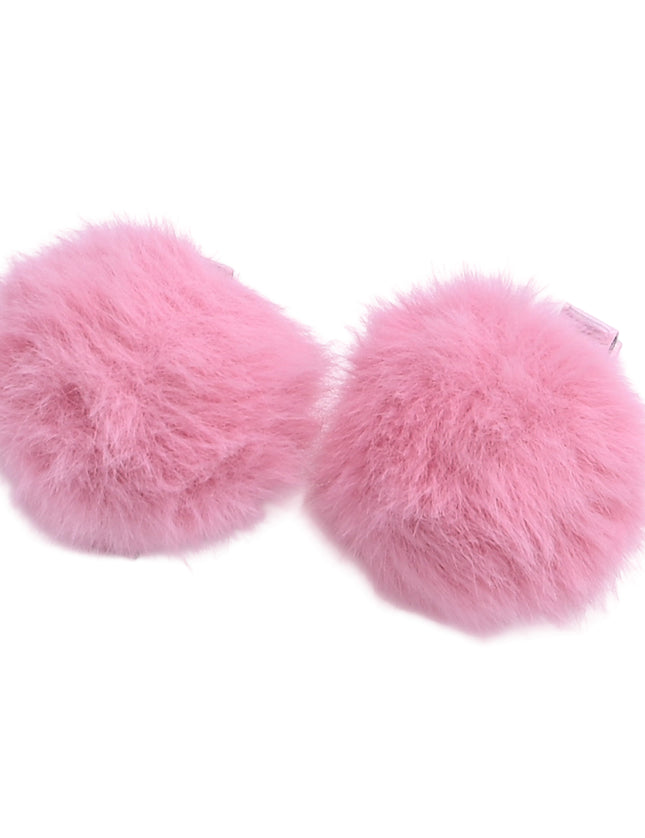 kids atelier mimi tutu Fluffy Pom-Pom Hair Clip Set