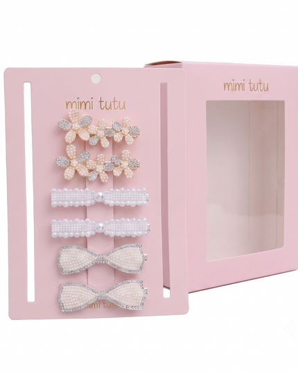 kids atelier mimi tutu Crystal Elegance Hair Pin Trio