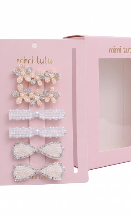 kids atelier mimi tutu Crystal Elegance Hair Pin Trio
