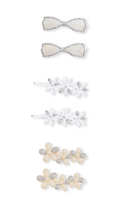 kids atelier mimi tutu Crystal Charm Hair Pin Trio