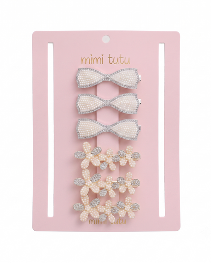 kids atelier mimi tutu Crystal Grace Hair Pin Trio