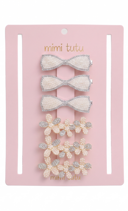 kids atelier mimi tutu Crystal Grace Hair Pin Trio