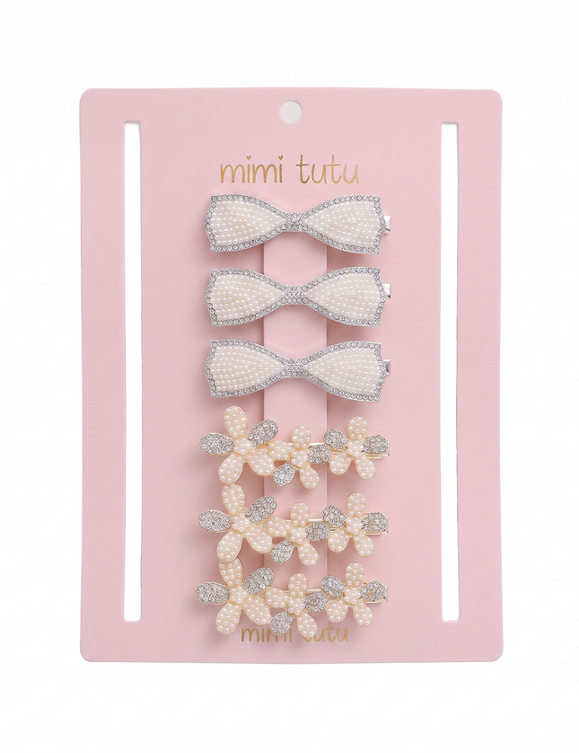 kids atelier mimi tutu Crystal Grace Hair Pin Trio