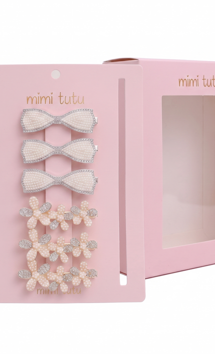 kids atelier mimi tutu Crystal Grace Hair Pin Trio