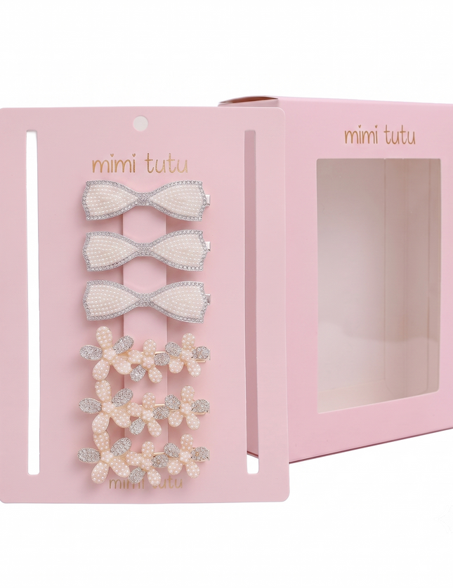 kids atelier mimi tutu Crystal Grace Hair Pin Trio