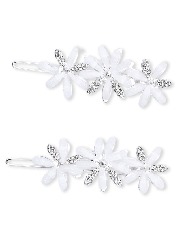 Kids atelier mimi tutu Crystal Flora Hair Pin Trio