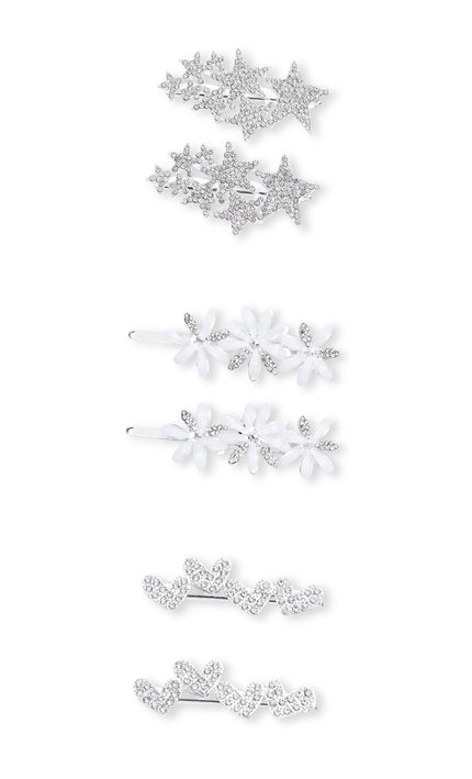 Kids atelier mimi tutu Crystal Star Hair Pin Trio