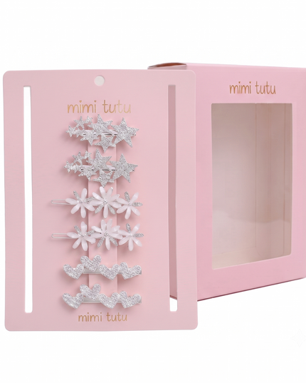 Kids atelier mimi tutu Crystal Star Hair Pin Trio
