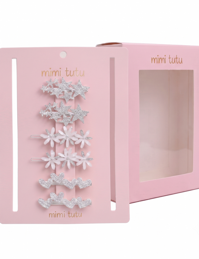 Kids atelier mimi tutu Crystal Star Hair Pin Trio