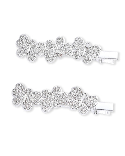 kids atelier mimi tutu Crystal Petal Hair Pin Trio
