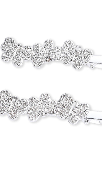 kids atelier mimi tutu Crystal Petal Hair Pin Trio