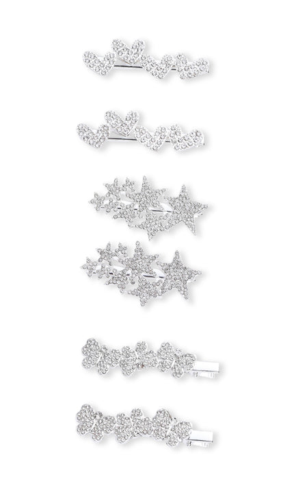 kids atelier mimi tutu Crystal Spark Hair Pin Trio