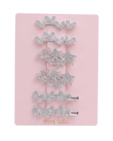 kids atelier mimi tutu Crystal Spark Hair Pin Trio