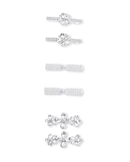 kids atelier mimi tutu Crystal Bloom Hair Pin Trio