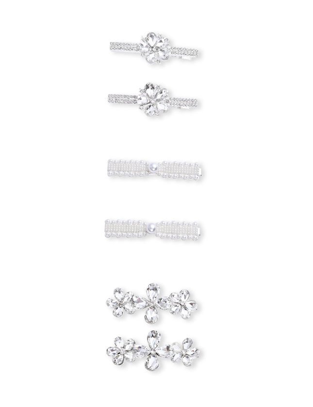 kids atelier mimi tutu Crystal Bloom Hair Pin Trio