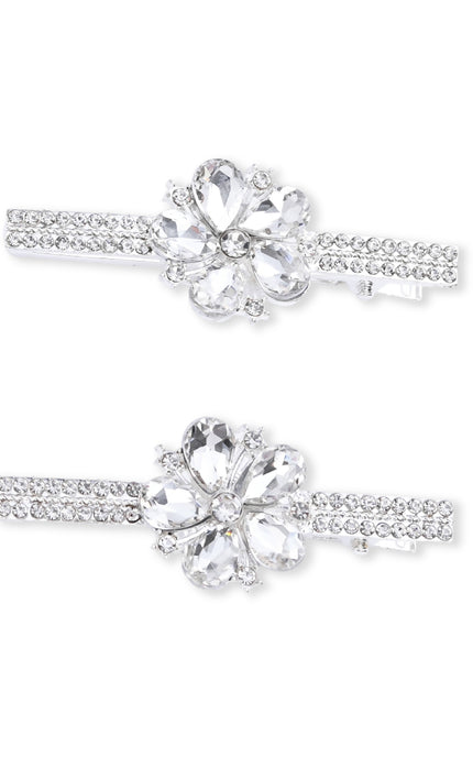 kids atelier mimi tutu Crystal Bloom Hair Pin Trio
